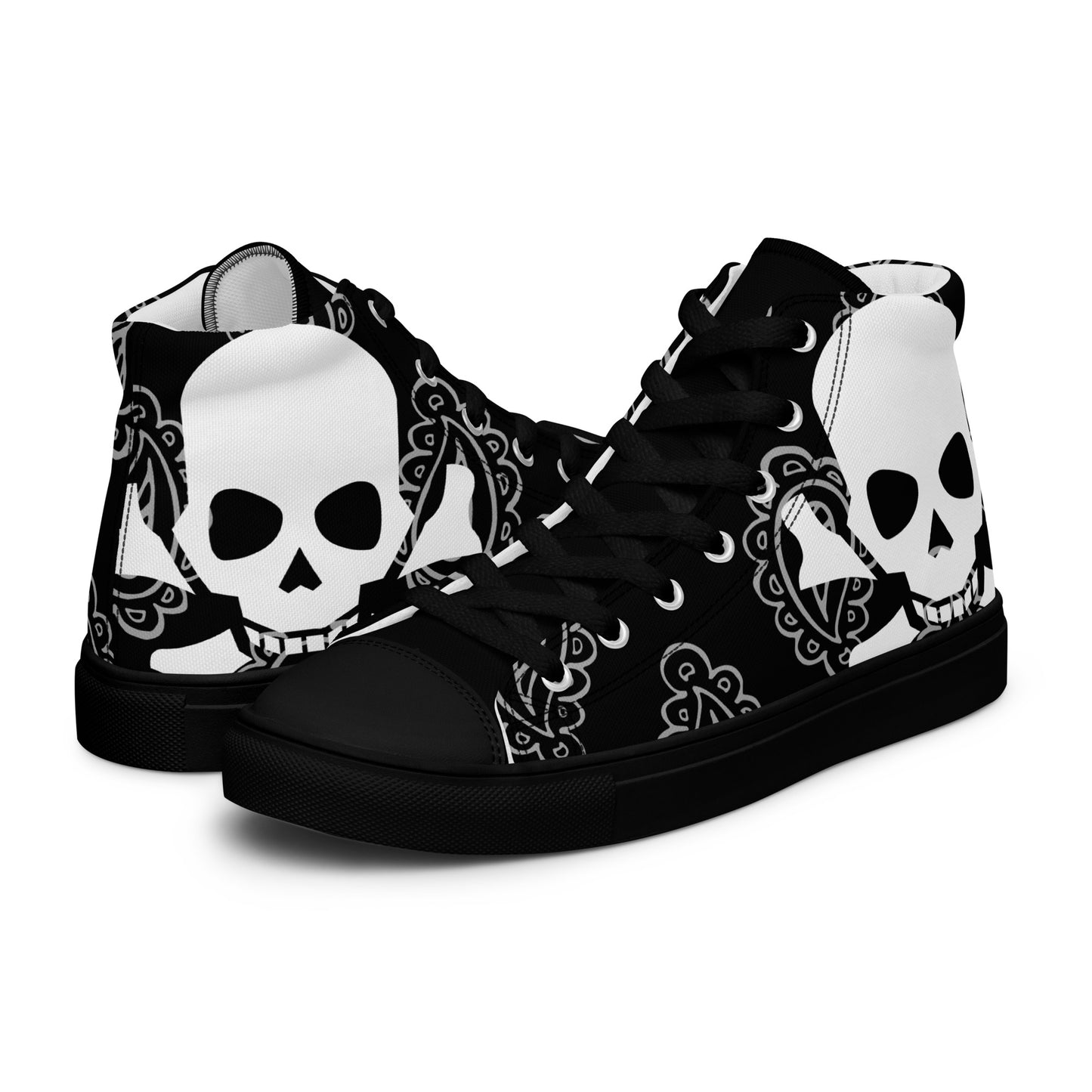 Men’s Dead Man Walking High Top Canvas Shoes