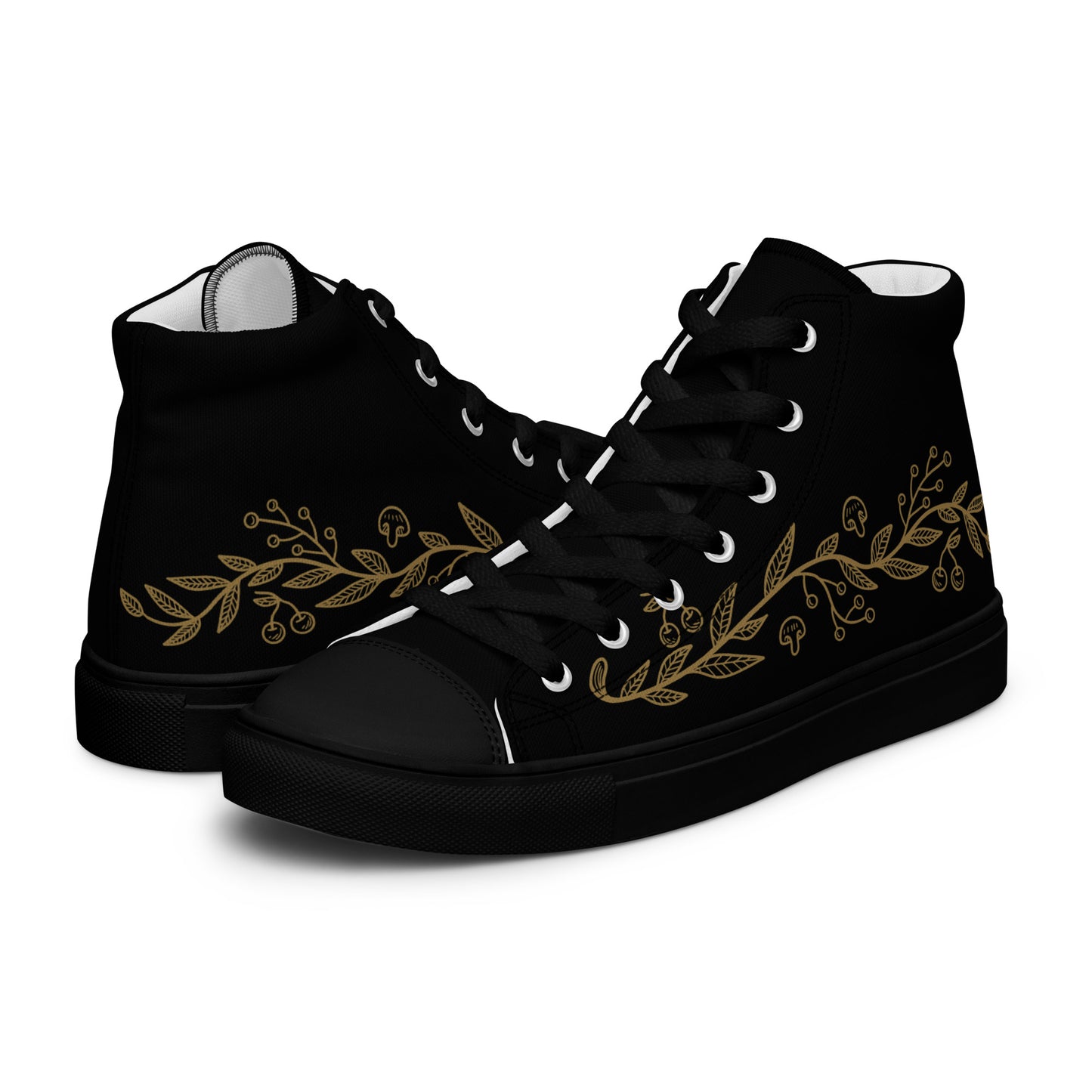 Men’s Mushroom High Top Canvas Shoes