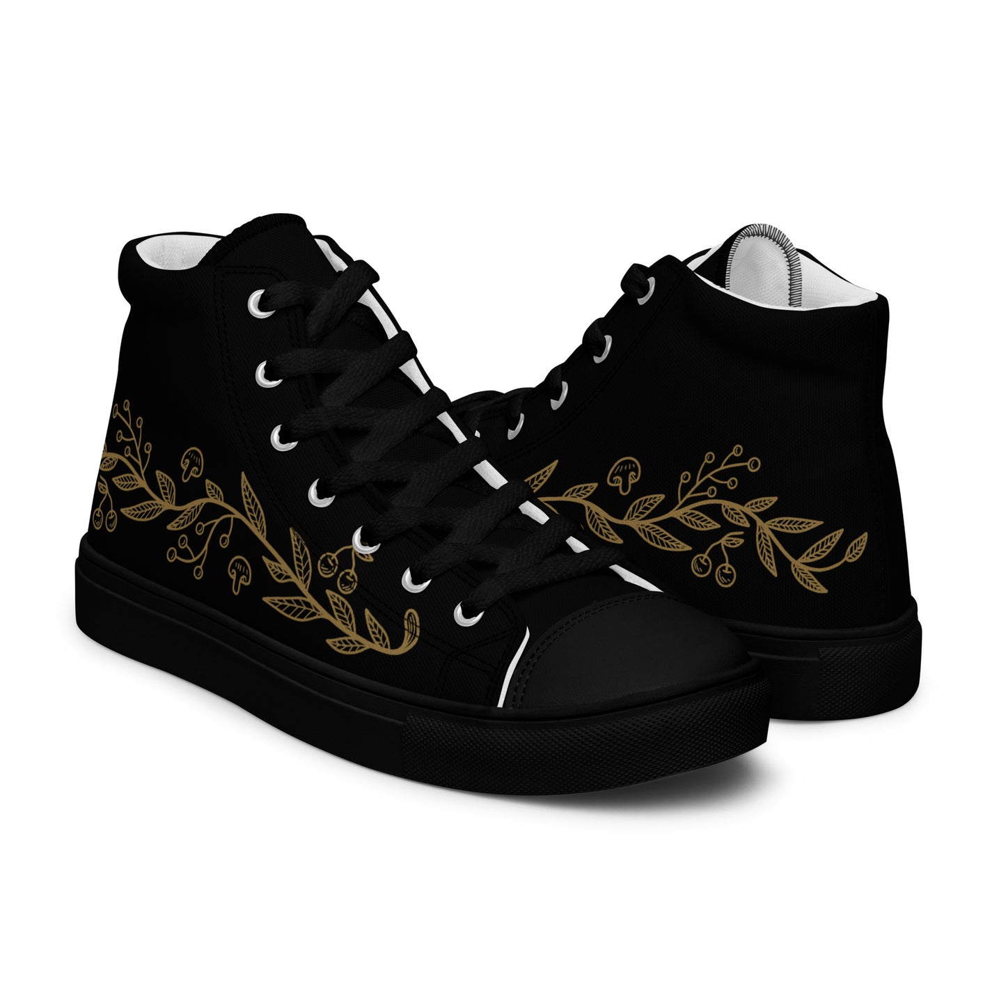 Men’s Mushroom High Top Canvas Shoes