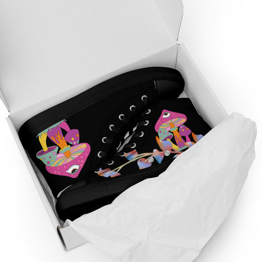 Women’s Shrooms High Top Canvas Shoes