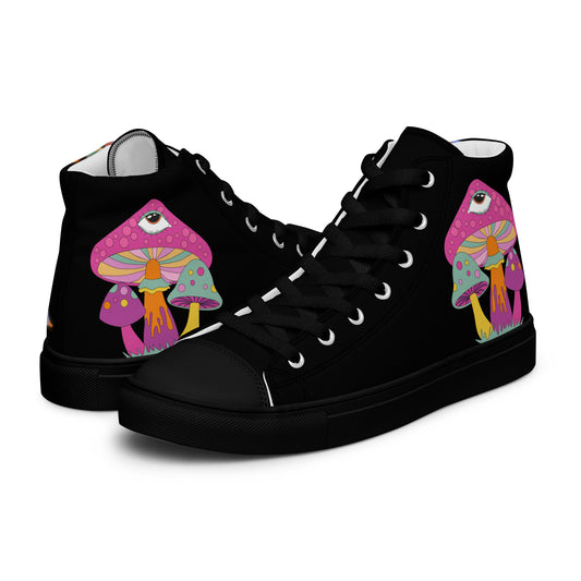 Women’s Shrooms High Top Canvas Shoes