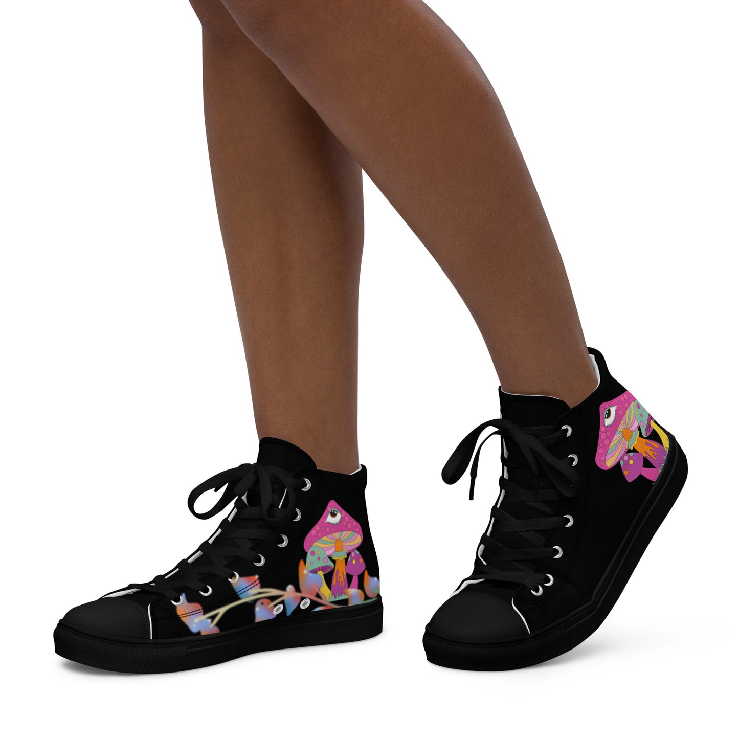 Women’s Shrooms High Top Canvas Shoes