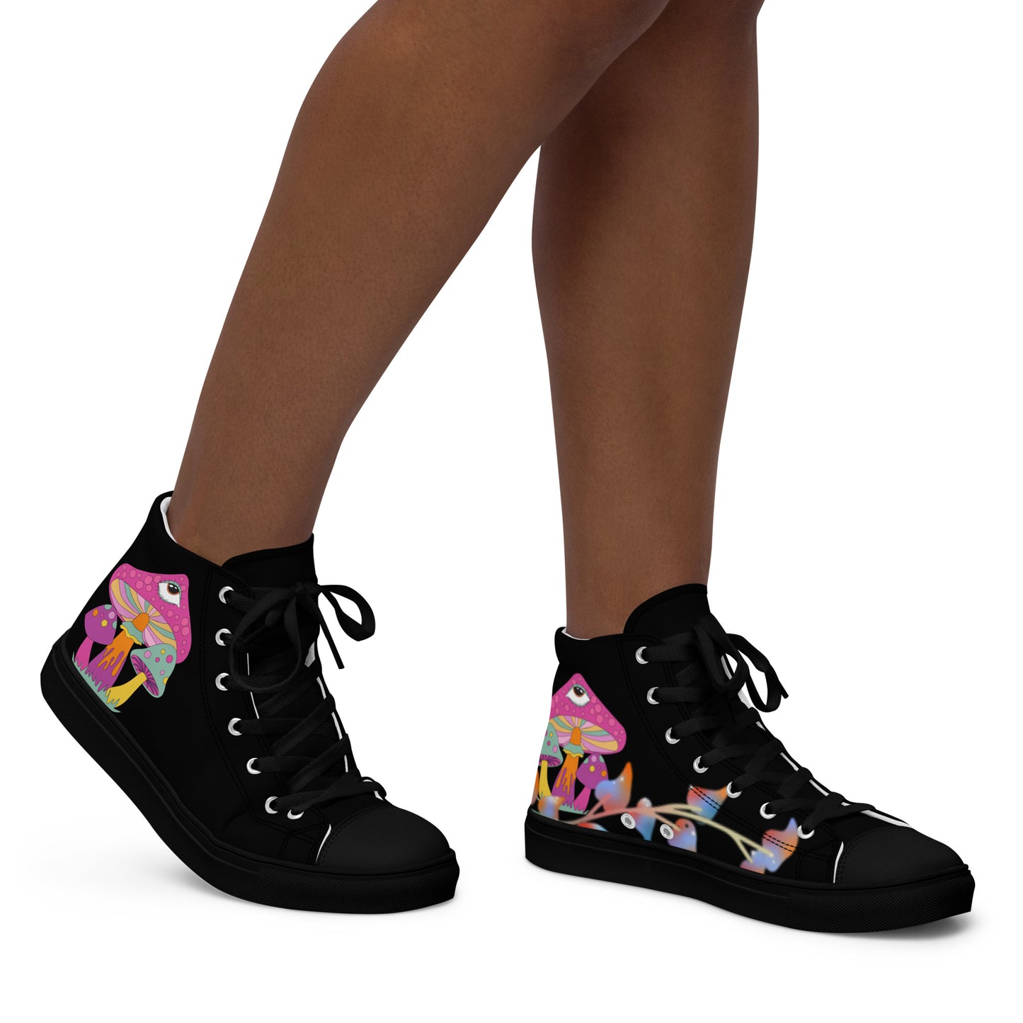 Women’s Shrooms High Top Canvas Shoes